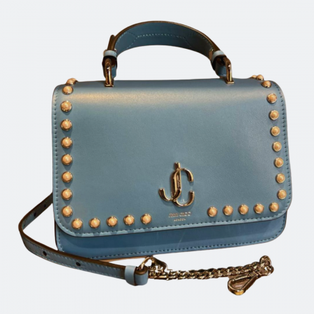 Jimmy Choo Studded Plain Leather Bag