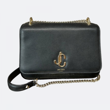 Jimmy Choo Grainy Leather Shoulder Bag