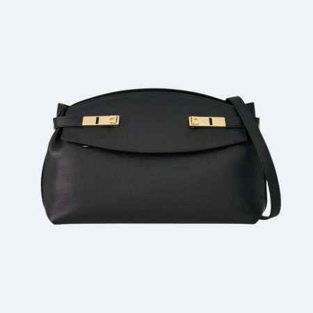 Dolce & Gabbana Hug Soft Black Leather Large Shoulder/Clutch Bag