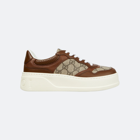 Gucci GG Supreme Canvas Beige-Brown Women Sneakers (By Order)
