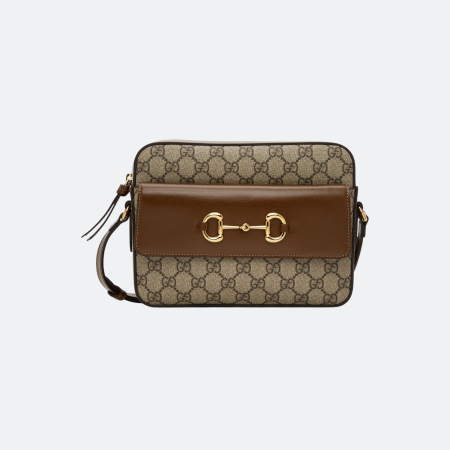 Gucci Monogram Canvas Horsebit 1955 Small Camera Bag