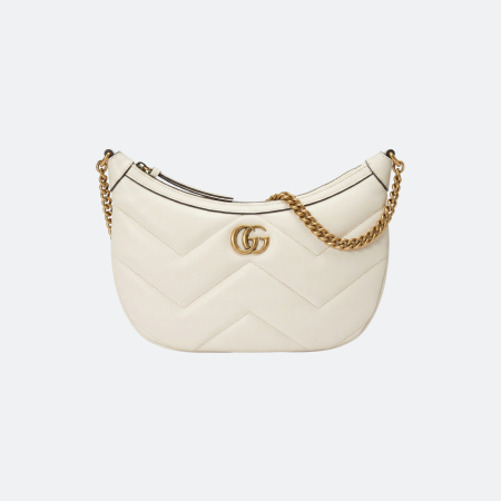 Gucci Marmont Small White Shoulder Bag