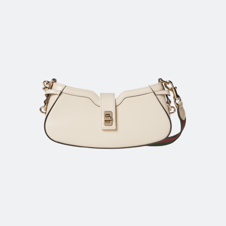 Gucci Moon Side White Leather Bag