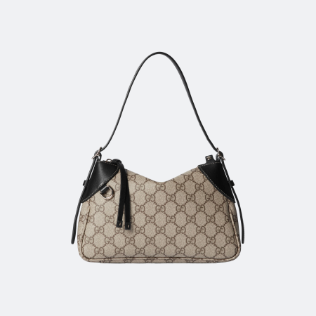 Gucci GG Emblem Small Shoulder Bag in Monogram Canvas