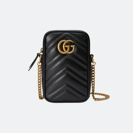 Gucci GG Marmont Quilted Leather Mini Crossbody/Shoulder Bag