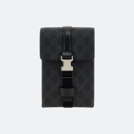Gucci GG Monogram Mini Canvas Men Crossbody Bag