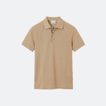 Burberry Beige Polo T-Shirt For Men