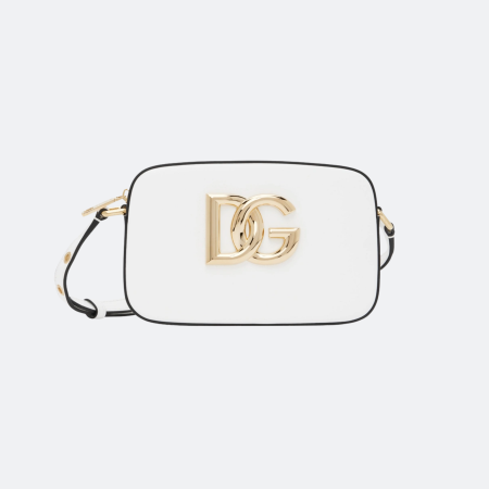 Dolce & Gabbana White Small DG Logo Camera Bag
