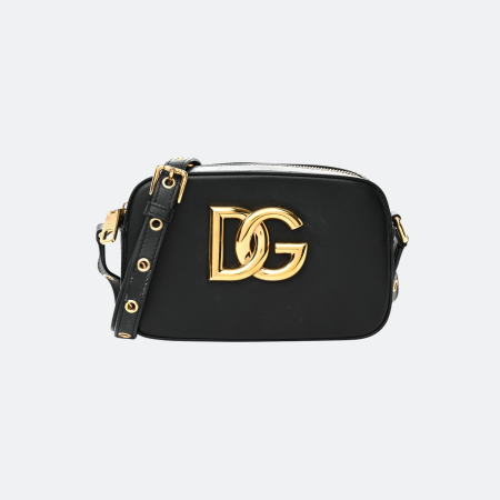 Dolce & Gabbana Black Small DG Logo Camera Bag