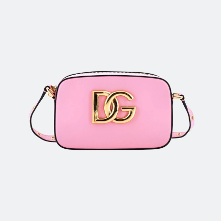 Dolce & Gabbana Pink Small DG Logo Camera Bag