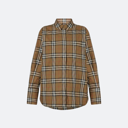 Burberry Vintage Check Beige Cotton Shirt
