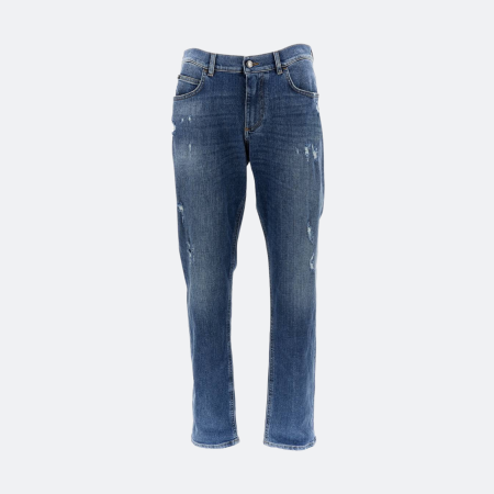 Dolce & Gabbana Regular Blue Denim Jeans for Men