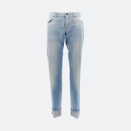 Dolce & Gabbana Regular Fit Denim Jeans – Light Blue