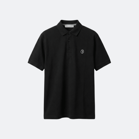 Trussardi Black Polo T-Shirt for Men