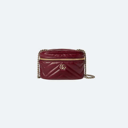 Gucci GG Marmont Nano Vanity Bag - Burgundy
