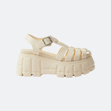 Miu Miu Platform Rubber Cage Sandals – Talco-Cream