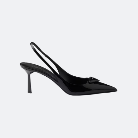 Prada Patent Leather Slingback Pumps