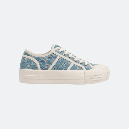 Gucci Tennis 1977 GG Canvas Sneakers - Blue