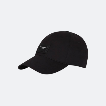 Dolce & Gabbana Logo Plaque Baseball Cap - Black