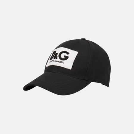 Dolce & Gabbana Logo Patch Baseball Cap - Black