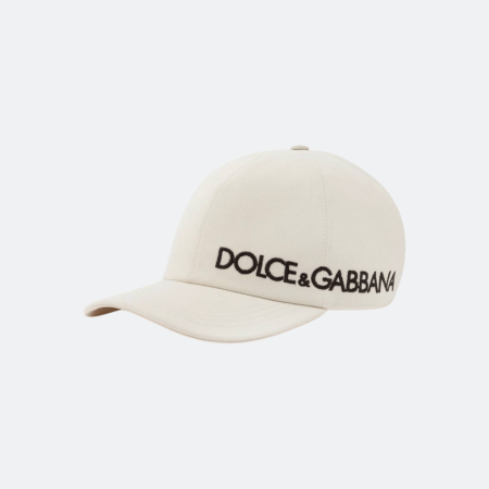 Dolce & Gabbana Embroidered Logo Baseball Cap - White