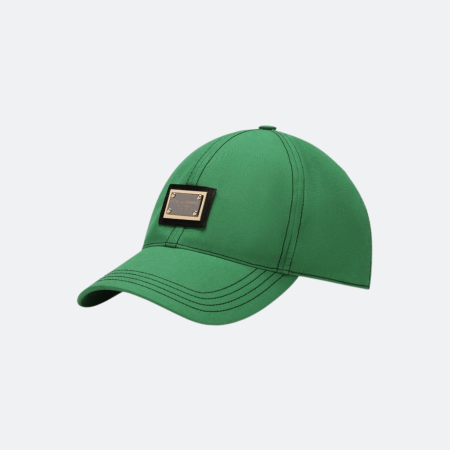 Dolce & Gabbana Logo Plaque Baseball Cap - Green