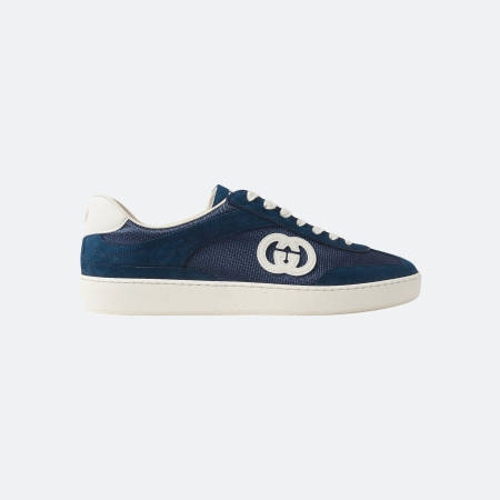 Gucci Interlocking G Low-Top Men Sneaker - Blue