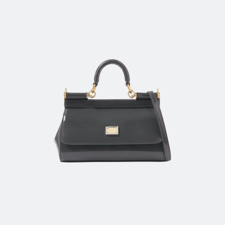 Dolce & Gabbana Sicily Small Tote/Shoulder Bag - Grey