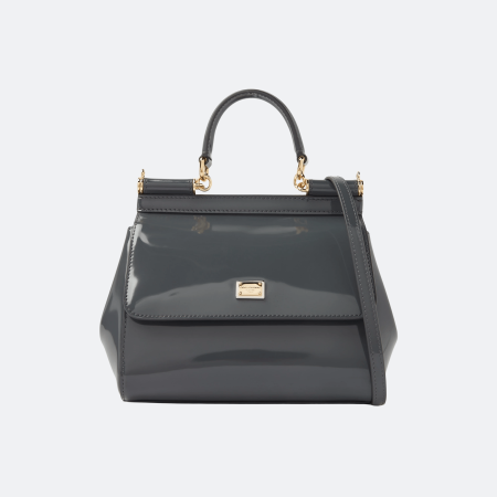 Dolce & Gabbana Sicily Medium Tote/Shoulder Bag - Grey