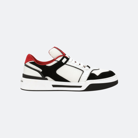 Dolce & Gabbana New Roma Sneakers - White/Black/Red