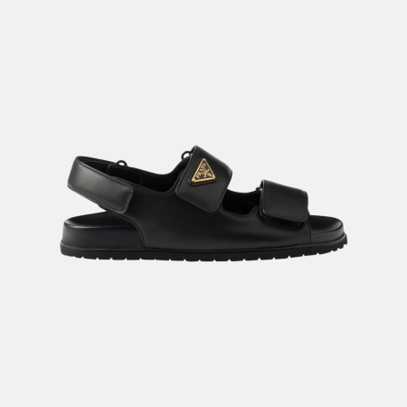Prada Nappa Leather Women's Sandals – Black