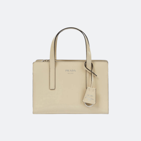 Prada Re-Edition 1995 Medium Leather Handbag – Beige