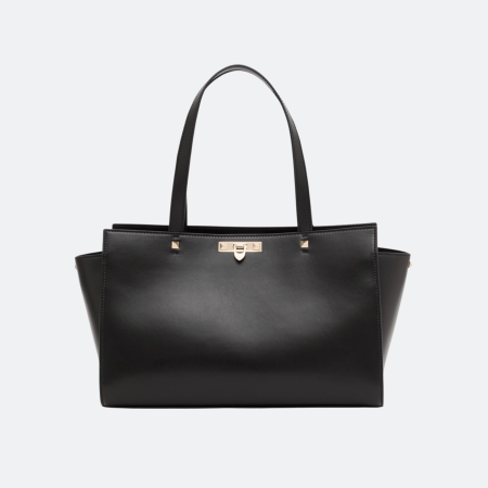 Valentino Garavani Rockstud Fierce Large Tote - Black