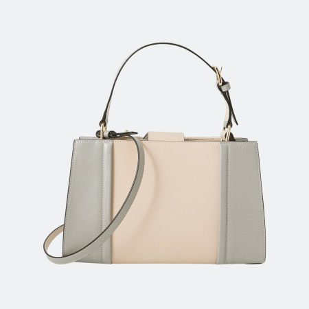 Furla Riva M Tote/Shoulder Bag - Ballerina (Nude/Sage)