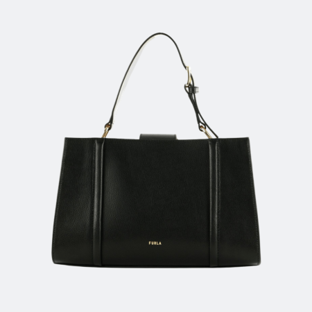 Furla Riva M Tote/Shoulder Bag - Nero Black