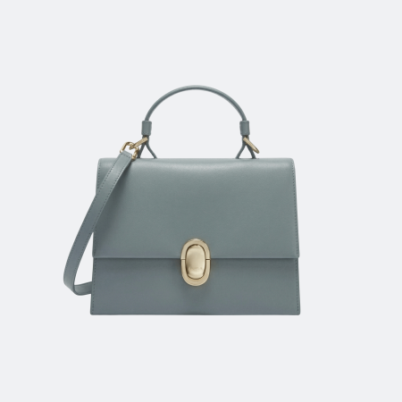 Furla Eclisse S Top Handle Bag - Cirro Blue