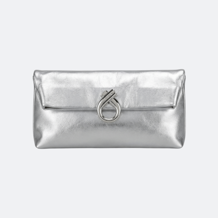 Furla Mianova S Pochette - Metallic Silver