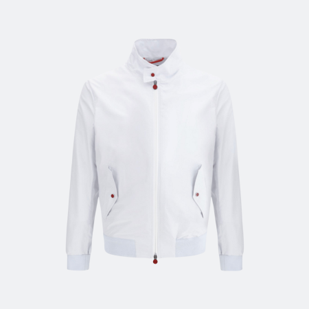 Kiton Lightweight Technical Zip Jacket - White
