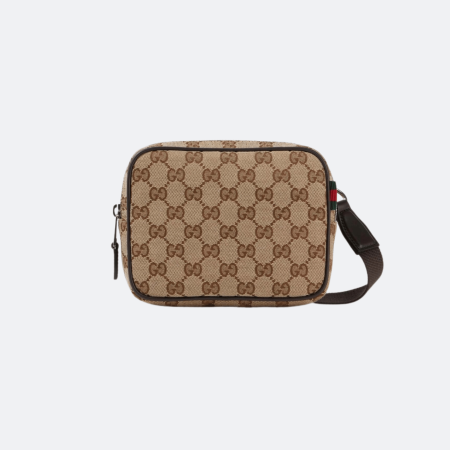Gucci GG Supreme Mini Canvas Crossbody Bag - Beige