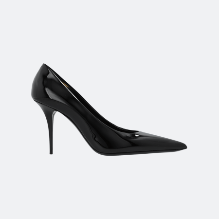 Saint Laurent Norma 9,5 Cm Patent Leather Pumps - Black
