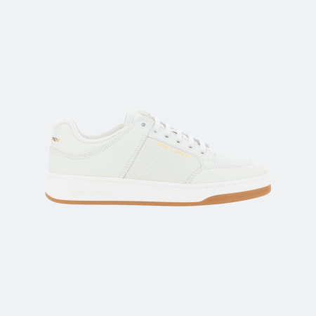 Saint Laurent SL61 Leather Sneakers - White