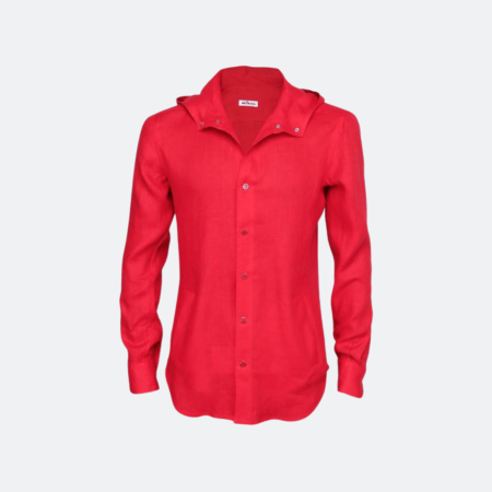 Kiton Mariano Hooded Shirt - Red