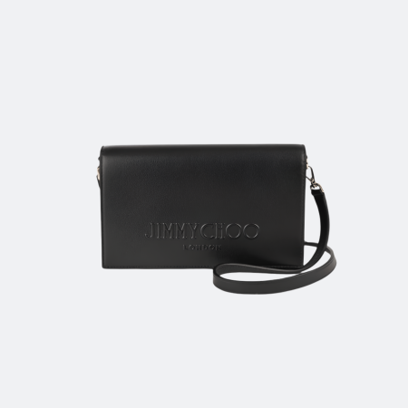 Jimmy Choo Avenue XB Leather Crossbody Bag - Black