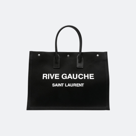 Saint Laurent Rive Gauche Large Tote Bag - Black